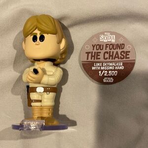CHASE luke skywalker funko soda pop